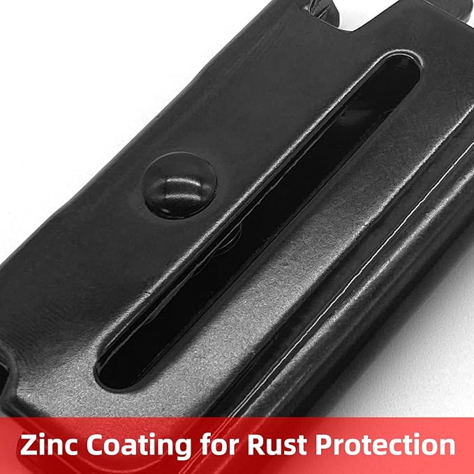 12PCS E Track J Hooks Heavy Duty E Track X Track Steel Hanger, Spring Fitting E - Image 3