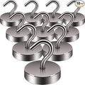Neosmuk Magnetic Hooks, Cruise Ship Essentials, 80lb+ Heavy Duty Magnetic Hooks by Neosmuk