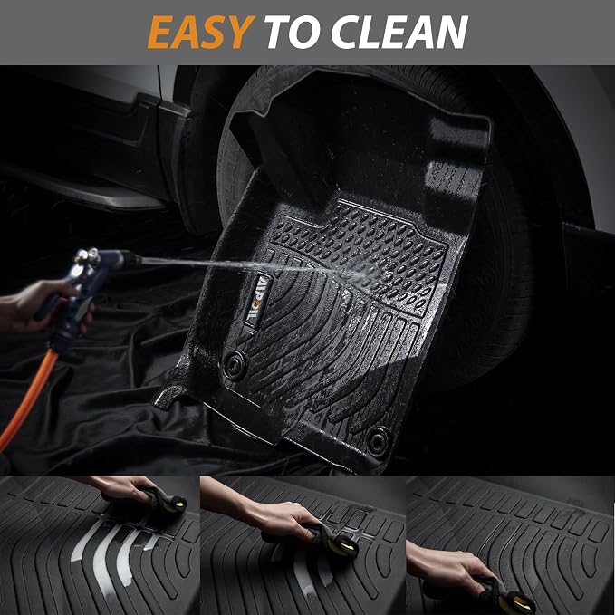 AIPOIL® Floor Mats for 2024-2025 Ford Ranger Supercrew All Weather Protection - Image 6