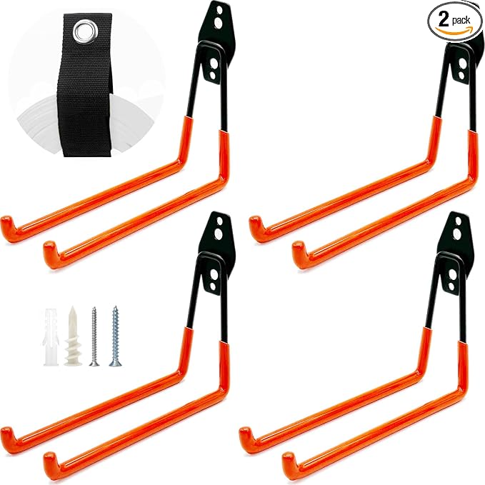 Heavy-Duty Garage Hooks -2 Pack Type large J by Unknown