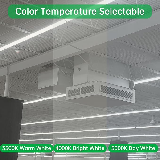4FT LED Linear Strip Light Fixture, 4 Foot LED Shop Lights 40/32/24W - Image 6