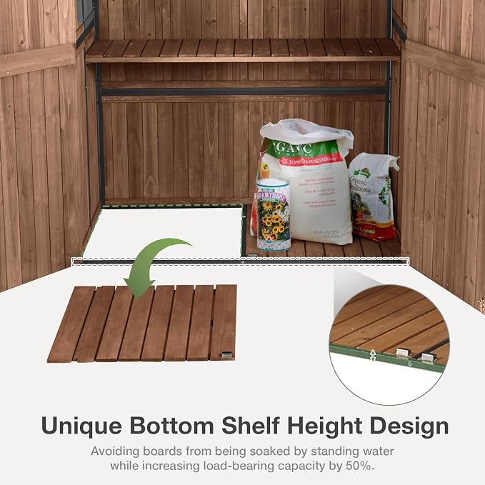 Outdoor Storage Shed with Floor - Image 3