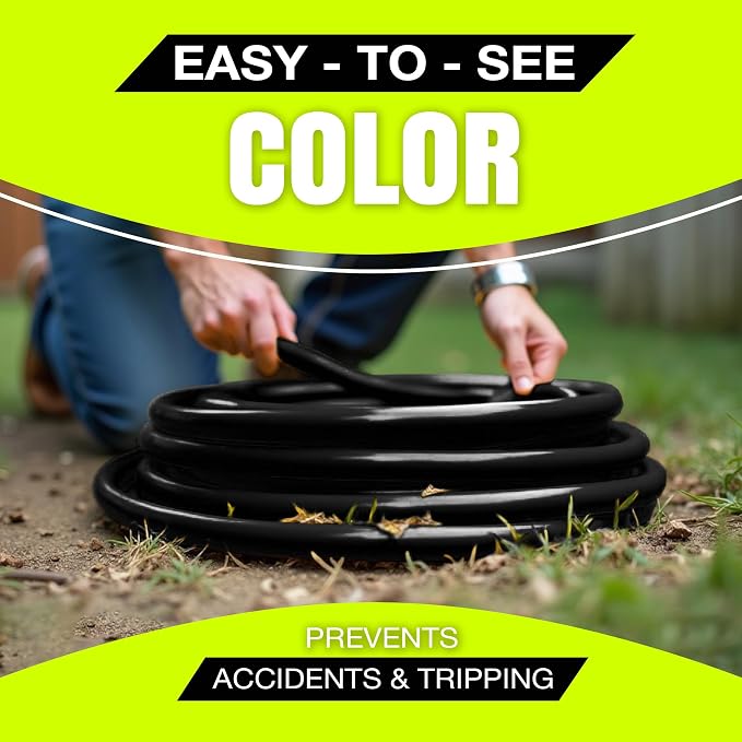 100ft Outdoor/Indoor Extension Cord 16/3 Gauge Heavy Duty 3 Prong SJTW - Image 5