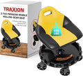 Traxion 400lb Capacity 2-704 Yellow Progear Mobile Rolling Gear Seat by TraXionEngineeredProducts