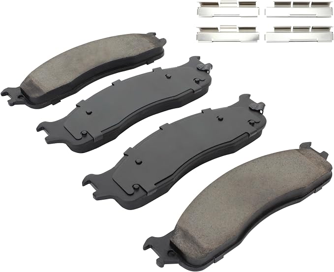 Premium Ceramic Front Brake Pads Compatible - Image 2