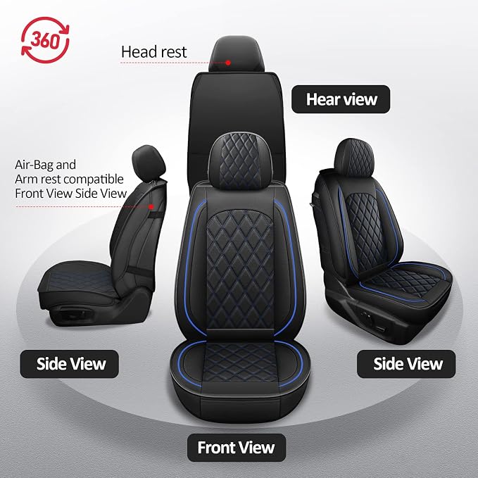 MIROZO Seat Covers for Ram, Waterproof Truck Seat Covers Compatible - Image 5