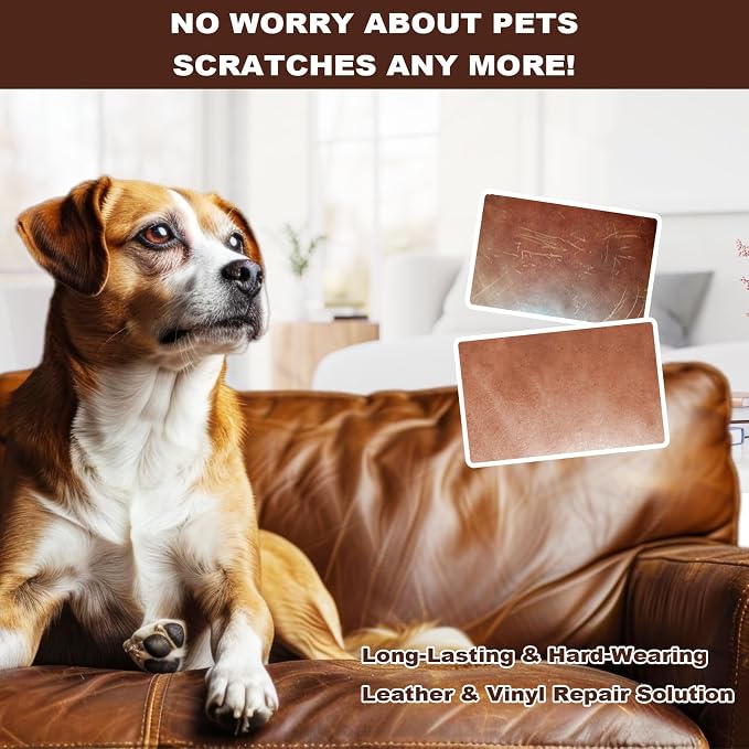 STARTSO WORLD Brown Leather & Vinyl Repair Kit - Image 7