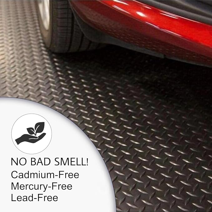SEAL 6 x 15 Ft Premium Garage Floor Mat, Solid 2.8mm Thick Gray Commercial - Image 7