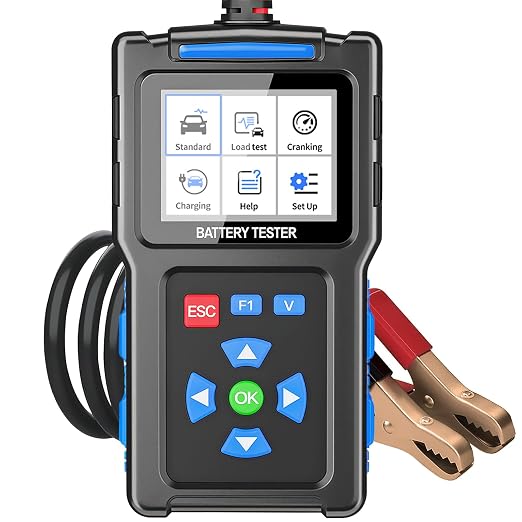 Battery Load Tester 12v Automotive, 20-2000 CCA Car Battery Tester and by TopDiag