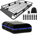 FORWODE Roof Rack Carrier Basket, Rust-Proof Steel Heavy Duty Car Top Luggage by FORWODE