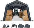 PHI VILLA 13'X22'X9.6' Outdoor Portable Storage Shelter Shed Garage by PHIVILLAThepioneerofcomfortablehouseholdsupplies