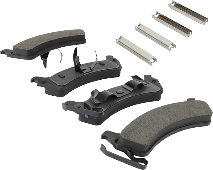 Premium Semi-Metallic Rear Brake Pads Compatible - Image 2