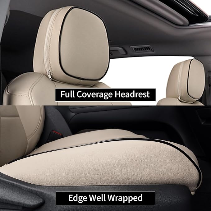 EKR Sienna Seat Covers for 2021-2025 Toyota Sienna XLE, 7 Seats, 2nd Row - Image 3