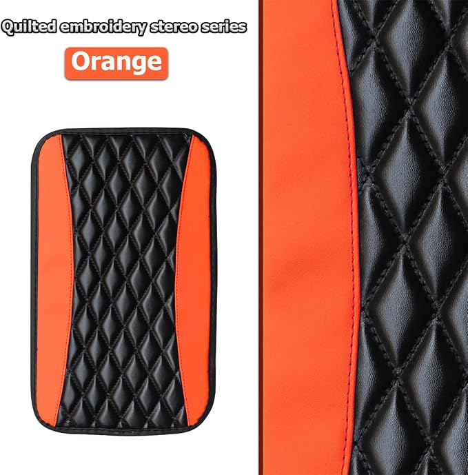 Car Center Console Cushion Pad, Universal Leather Waterproof Armrest Seat Box - Image 6