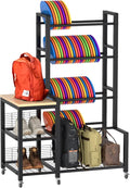 Disc Golf Storage Rack with Wheels – Heavy Duty Metal Disc Golf Rack by Unknown