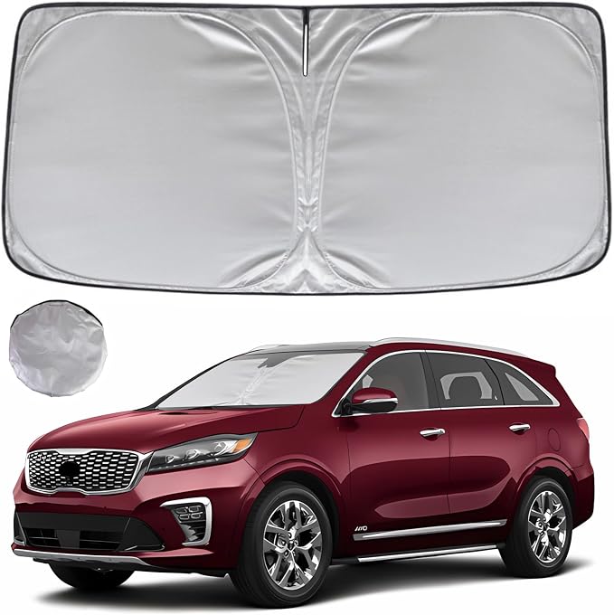 KAYZT Windshield Sun Shade for 2016-2020 Kia Sorento Foldable Sunshade Front by KAYZT