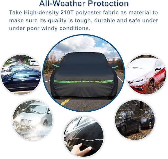 for Mercedes Benz E Car Cover Waterproof All Weather Heavy Duty Protection - Image 7