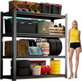 63"H Garage Shelving 2400LBS Capacity Heavy Duty Storage Shelves, Adjustable 4 by ErgoNova