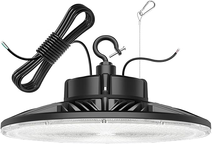 480V LED High Bay Light UL DLC Listed 150W 100W 80W Adjustable 5000K UFO Light by YELLORE-Professionalledlightsmanufacturerspecializingincommercialandindustriallighting