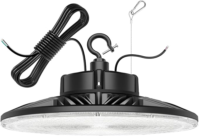 480V High Bay LED Lights 240W 36000LM UL DLC Listed 0-10V Dimmable UFO High Bay by YELLORE-Professionalledlightsmanufacturerspecializingincommercialandindustriallighting