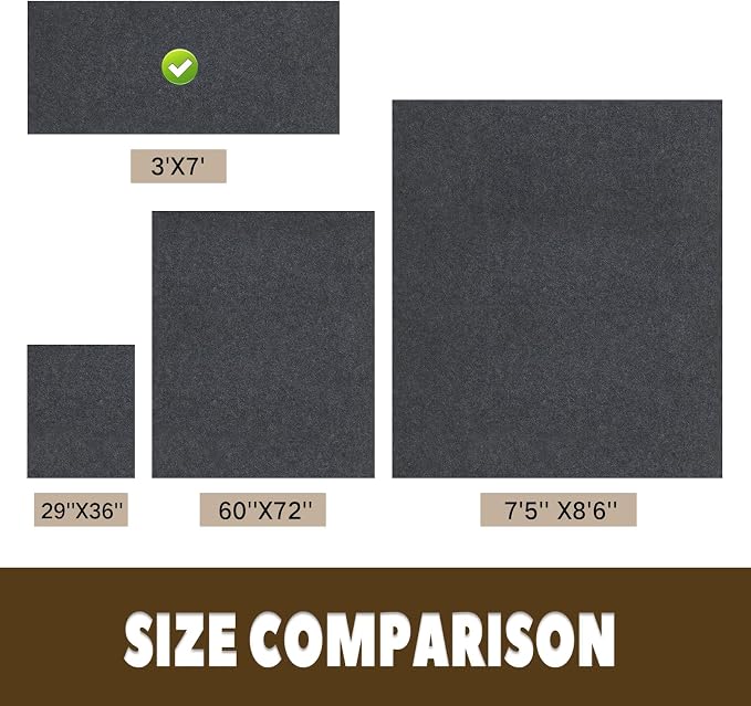 Oil Spill Mat, Garage Floor Mat Under Car, Waterproof/Durable/Non-Slip TPR - Image 6