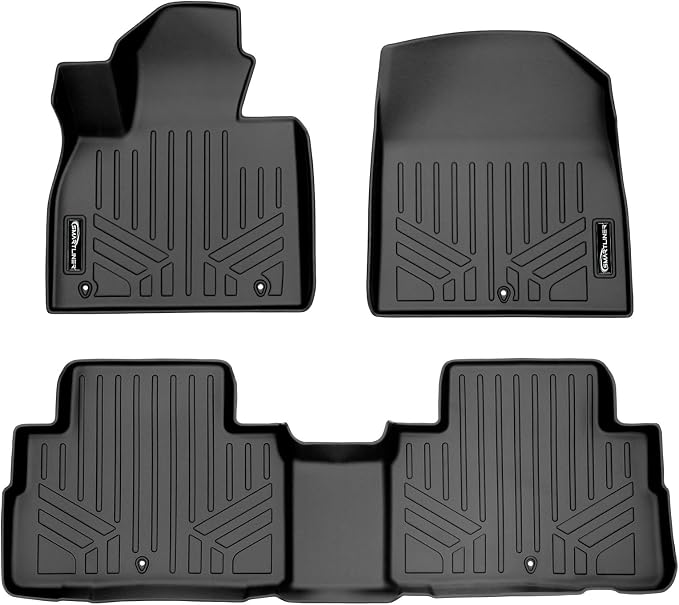 SMARTLINER All Weather Custom Fit Floor Mats 2 Row Liner Set Compatible by SMARTLINER-USA