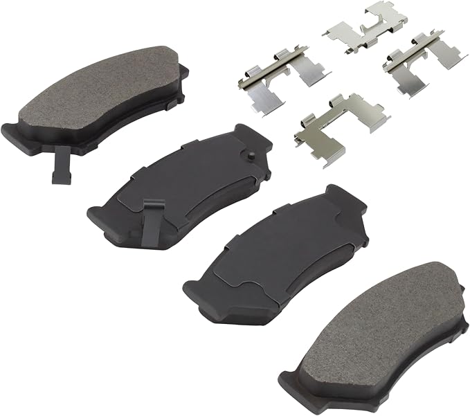 Premium Semi-Metallic Front Brake Pads Compatible - Image 2