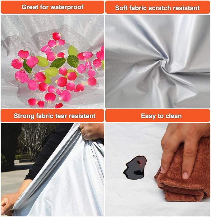 Kayme Hatchback Car Covers Waterproof All Weather, Sun Uv Rain Protection - Image 2