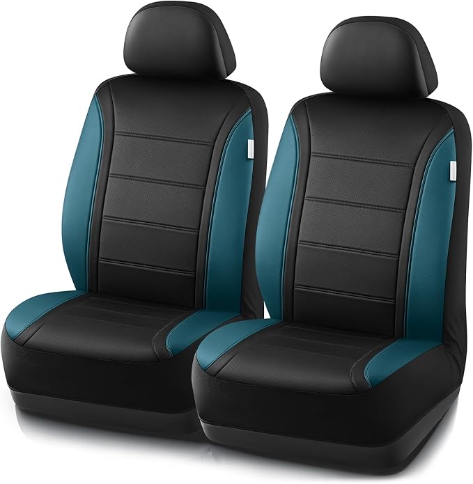 Road Comforts Leather Seat Covers, Breathable Car Seat Covers Front Seat by RoadComforts