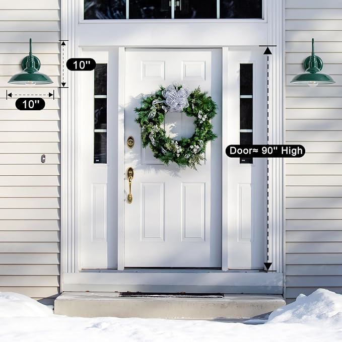 10'' Dome Outdoor Gooseneck Barn Light Fixture - Image 4
