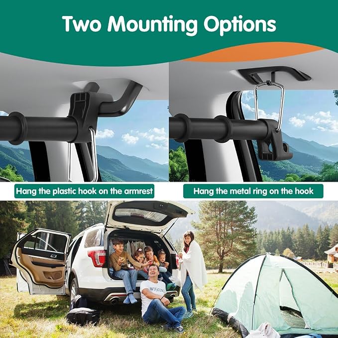 Car Clothes Hanger Bar, Heavy Duty Telescopic Clothes Rod - Image 5