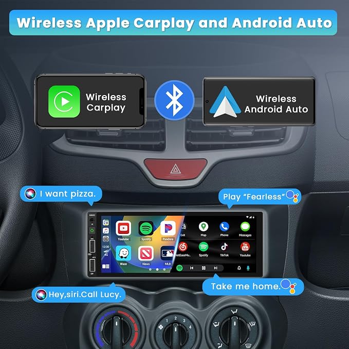 6.9 Inch Single Din Car Stereo - Image 2