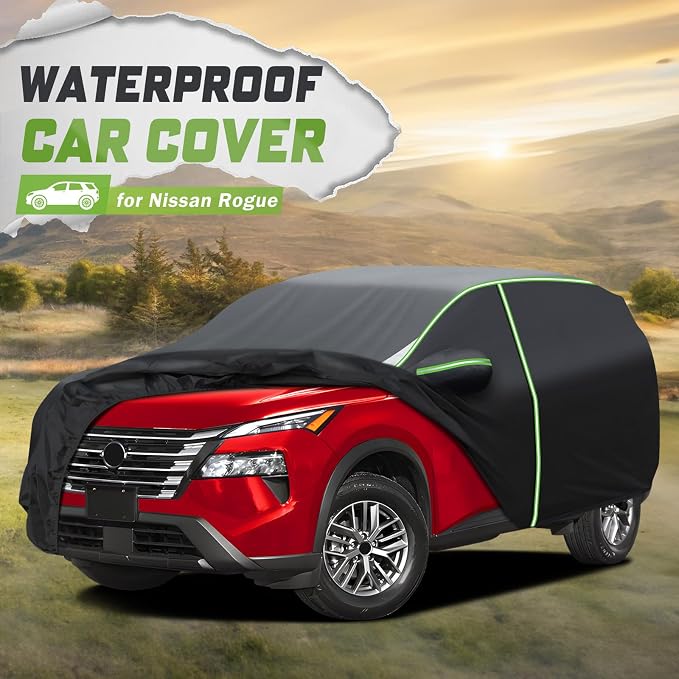 Mixsuper Liner Car Cover for Nissan Rogue 2008-2026, 7 Layers Waterproof All - Image 2