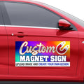 2pc 18x24" Custom Full Color Magnetic Car Signs, Ready in One Day by Custom