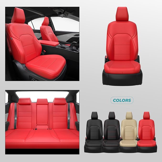 Leather Seat Covers for Toyota Camry 2025 LE SE Hybrid - Image 8