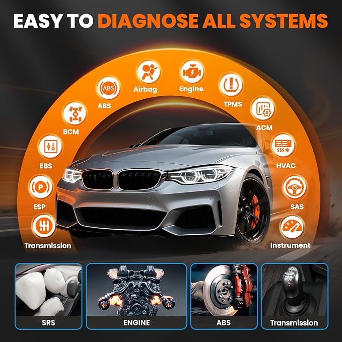 ANCEL OBD2 Scanner FX6100 Bidirectional Scan Tool, All Systems Car Scanner - Image 3
