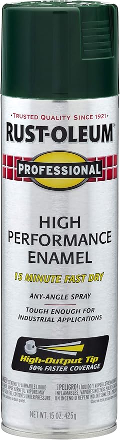 Rust-Oleum 7538838 Professional High Performance Enamel Spray Paint, 15 Oz by Rust-Oleum