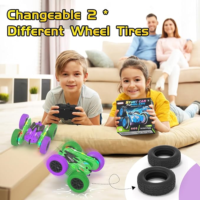 Remote Control Car, RC Cars, RC Stunt Car Toys - Image 2