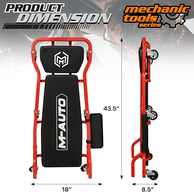M-AUTO Heavy-Duty Automotive Creeper - Image 2