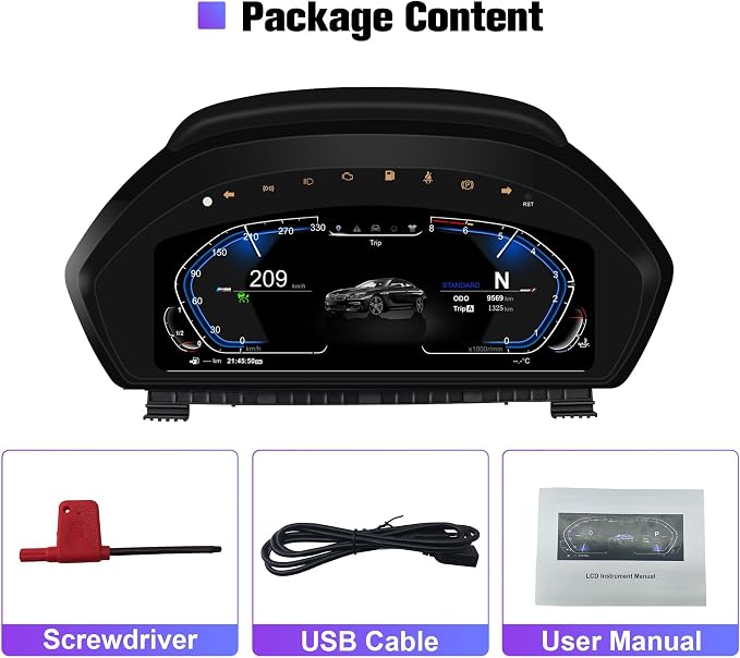 Speedometer Instrument for BMW F30 F36 2013-2020，12.3 inch Linux System - Image 7