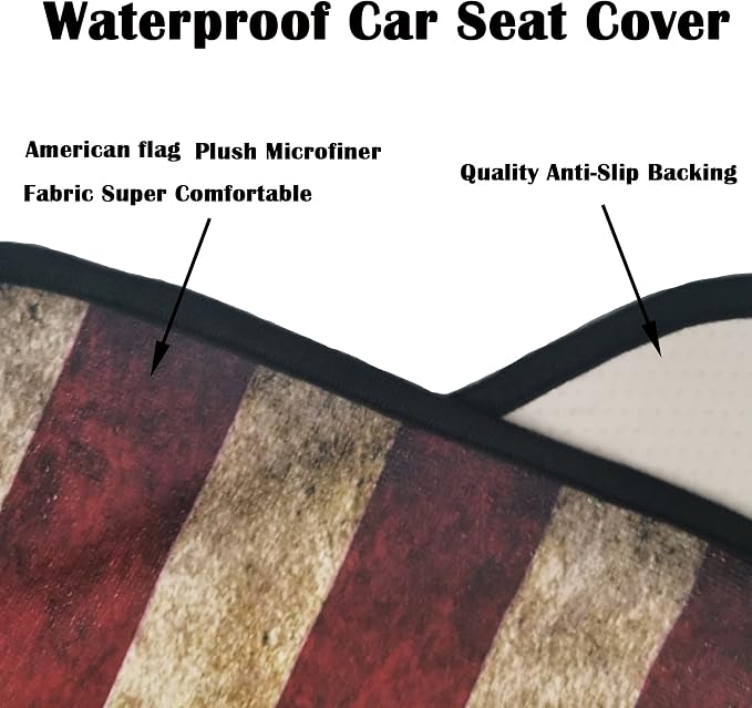 Car Seat Cover Protector Front Seats, - Image 5