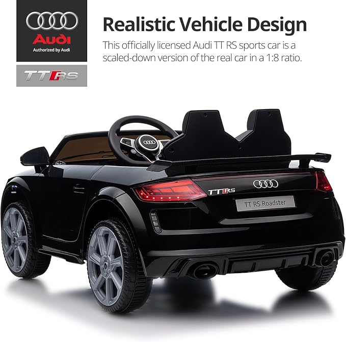 Electric Car for Kids, Licensed Audi 6V Kids Ride on Car Toy for Toddlers - Image 5