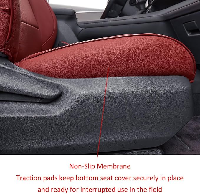 EKR Sienna Seat Covers for 2021-2025 Toyota Sienna XLE, 7 Seats, 2nd Row - Image 3