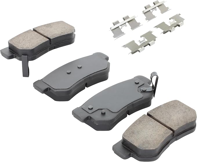 Premium Ceramic Rear Brake Pads Compatible - Image 2