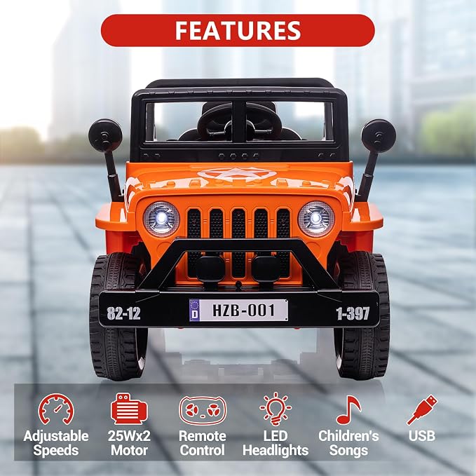 Ride On Car, 12V Electric Car for Kids - Image 4
