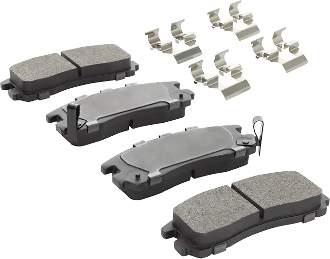 Premium Ceramic Rear Brake Pads Compatible - Image 2