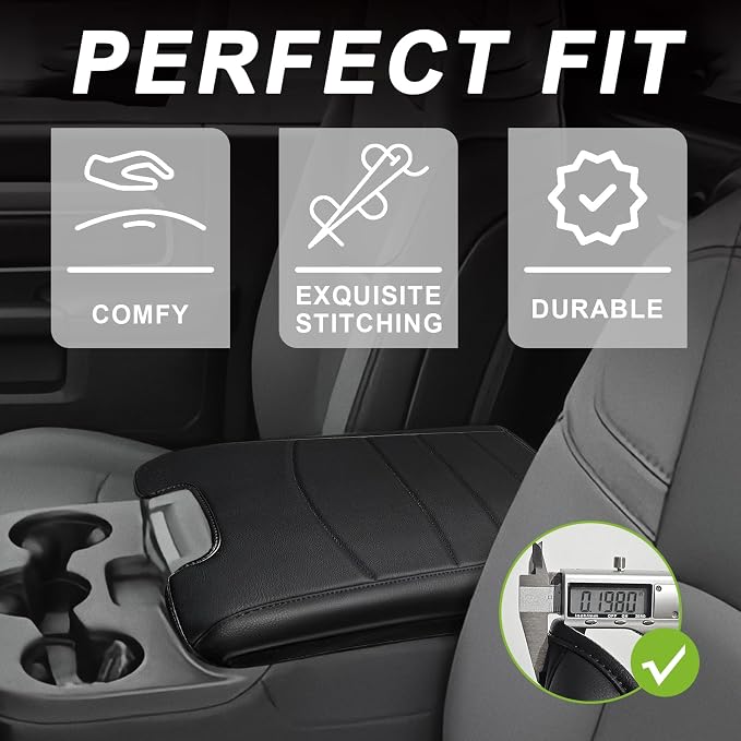 Muslogy Center Console Armrest Cover Compatible - Image 6
