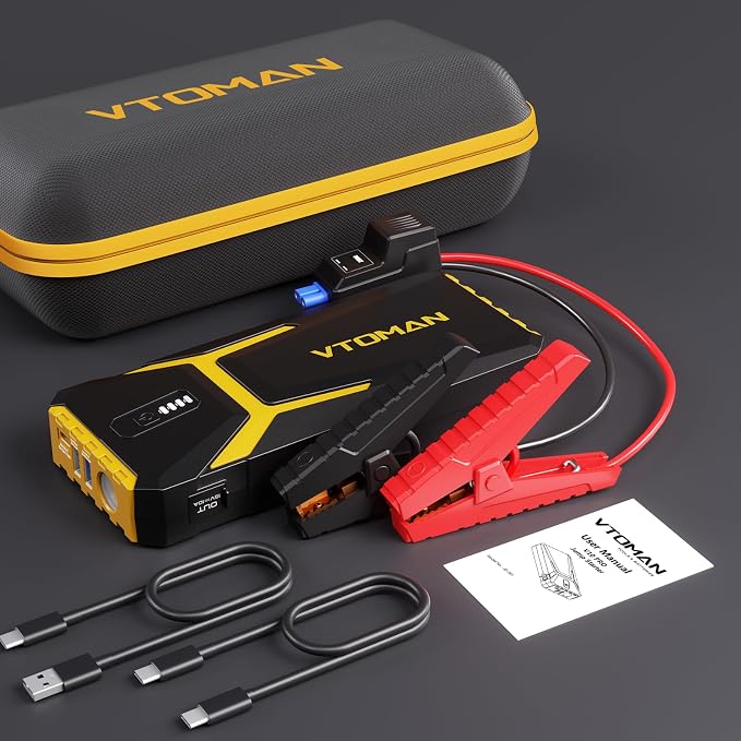 VTOMAN V10 Pro 4500A Jump Starter, Portable Car Starter 12V Lithium Jump Box - Image 7