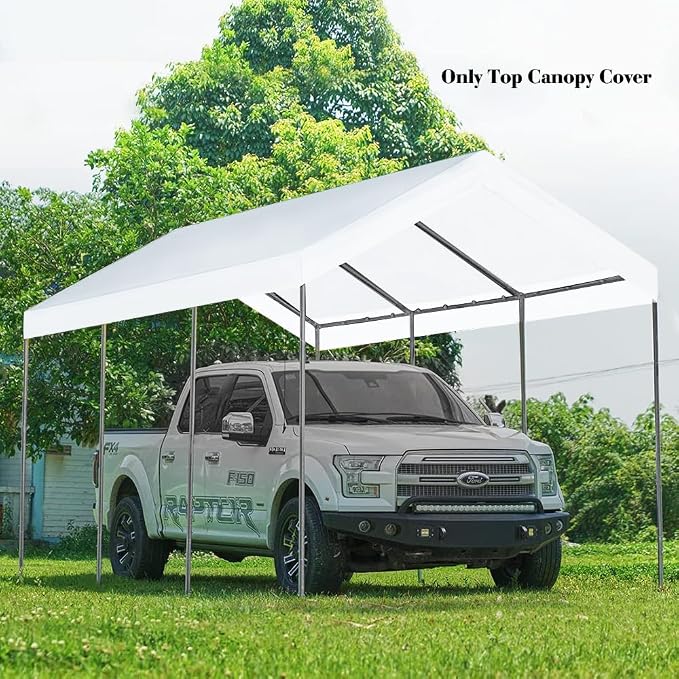 10'x20' Carport Replacement Top Canopy Cover - Image 7