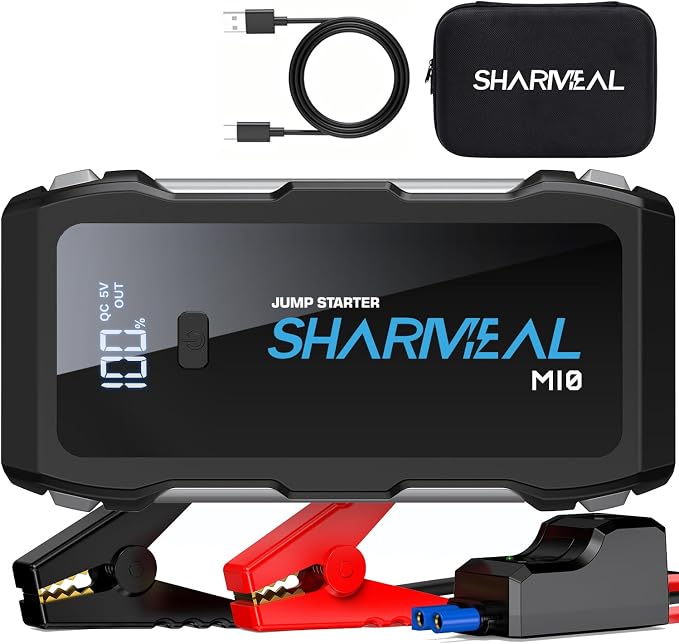 Jump Starter 4000A, 12V Car Battery Jump Starter by Sharmeal
